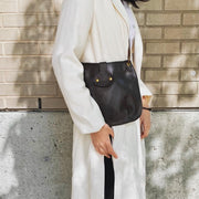 HERMES Rodeo leather Shoulder bag